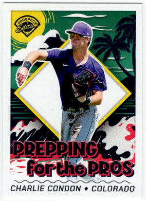 Charlie Condon 2024 Panini Prospect Edition #13