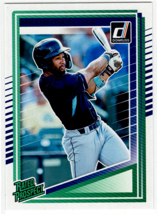 Brice Matthews 2025 Panini Donruss Rated Prospect #153
