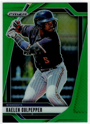 Kaelen Culpepper 2025 Panini Green Prizm Card #9