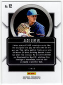 Jack Lelter 2025 Panini Talisman Prizm RC Card #12