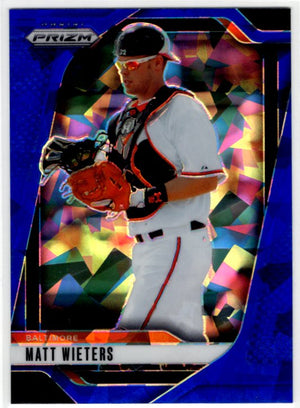 Matt Wieters 2025 Panini Blue Cracked Ice Prizm Card #207