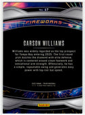 Carson Williams 2025 Panini Fireworks Prizm #17