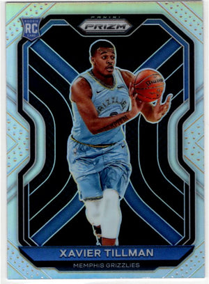 Xavier Tillman 2021 Panini Prizm Silver #299 RC