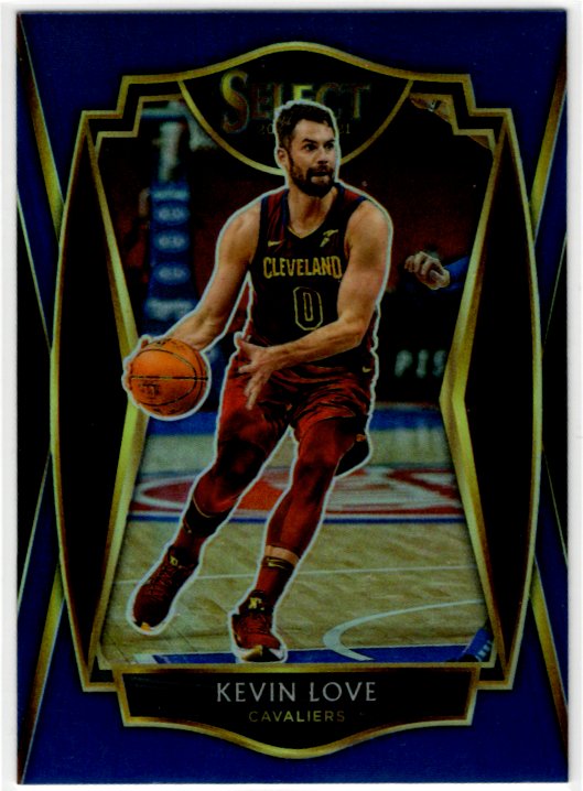 Kevin Love 2020-21 Select Blue Prizm Premier Level Card #104