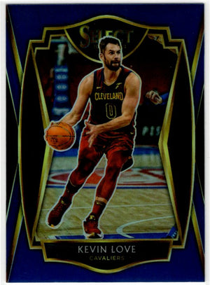Kevin Love 2020-21 Select Blue Prizm Premier Level Card #104