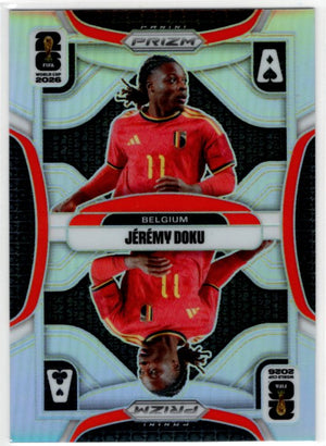 Jeremy Doku 2026 Panini Prizm Card #13