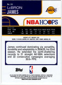 LeBron James 2025-26 Topps NBA Hoops #84