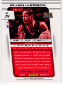Allen Iverson 2013-14 Panini Silver Prizm Card #214