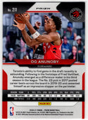 OG Anunoby 2020-21 Panini Blue, White, Red Prizm Card #211