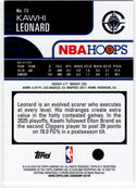 Kawhi Leonard 2025-26 Topps NBA Hoops Green Hoops #73