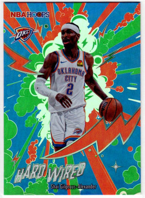 Shai Gilgeous-Alexander 2025-26 Topps NBA Hoops Hard Wired Green HW-1