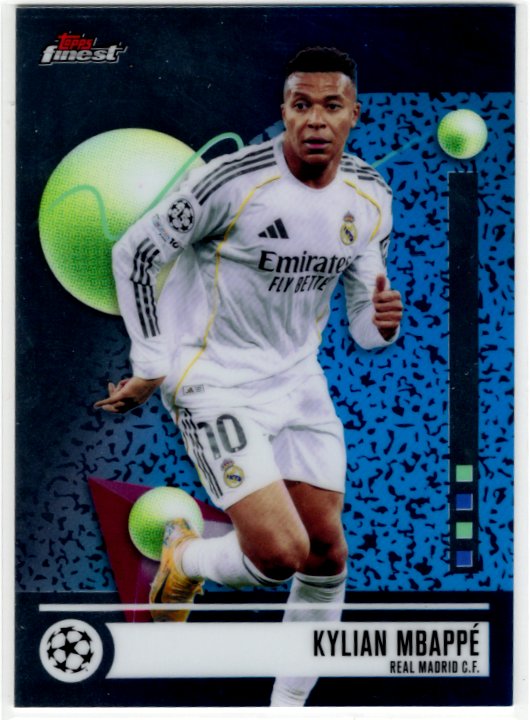 Kylian Mbappe 2026 Topps Finest UEFA Clubs Competitions #161