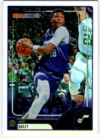 Ace Bailey 2025-26 Topps Hoops NBA Hoops Card #38