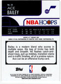 Ace Bailey 2025-26 Topps Hoops NBA Hoops Card #38