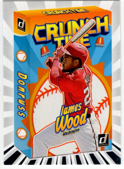 James Wood 2026 Panini Donruss Crunch Time Card #5
