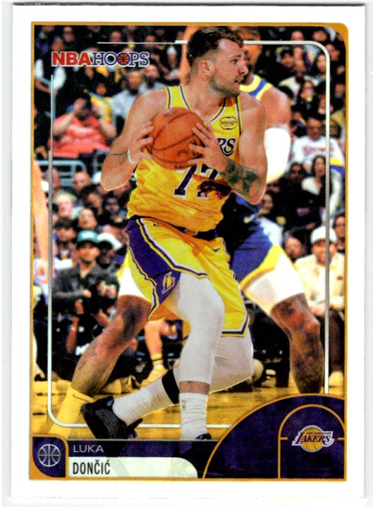 Luka Doncic 2025-26 Topps Hoops NBA Hoops Card #8