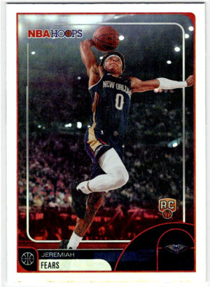 Jeremiah Fears 2025-26 Topps Hoops NBA Hoops Card #48