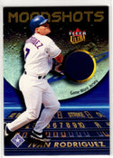 Ivan Rodriguez 2003 Fleer Ultra Moonshots Game-Worn Jersey Card