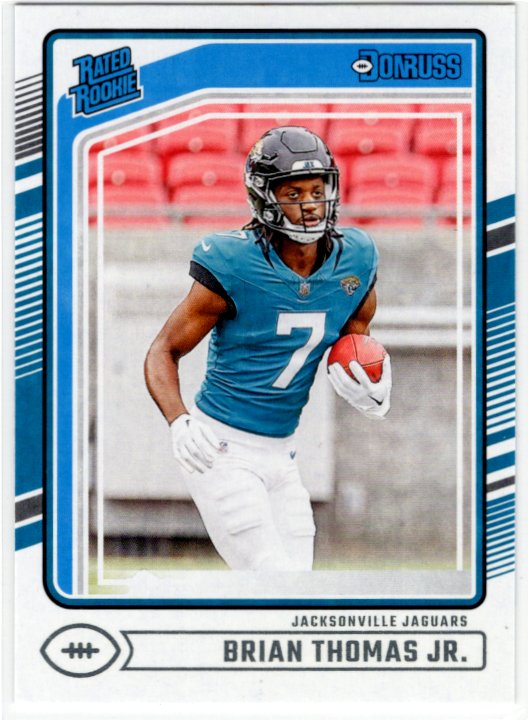 Brian Thomas Jr 2024 Panini Donruss Rated Rookie #313 RC Card