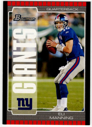 Eli Manning 2005 Topps Bowman #40 Card