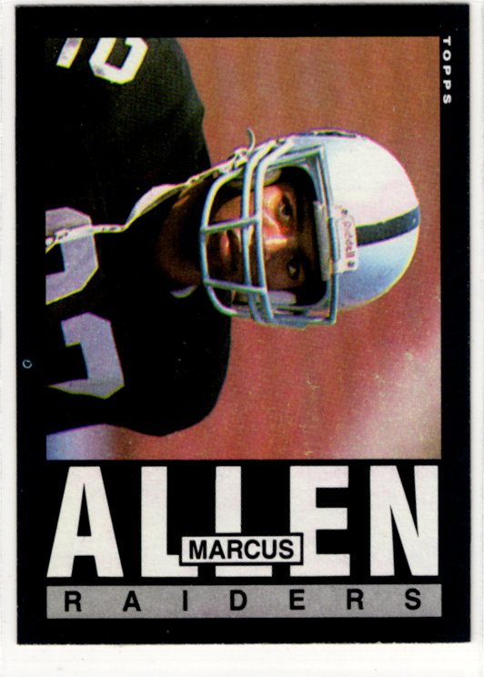 Marcus Allen 1985 Topps Card #282