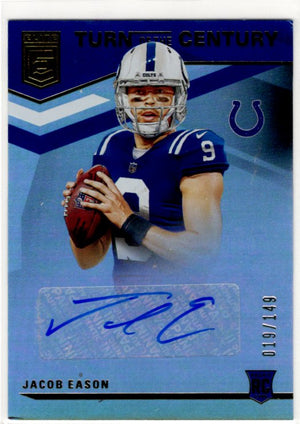 Jacob Eason 2020 Panini Autograph 019/149 Elite Turn of the Century #T0C-JE