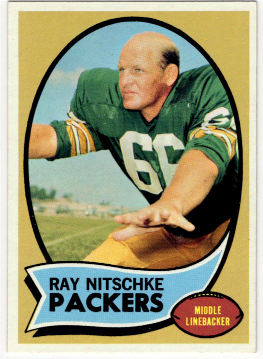 Ray Nitschke 1970 Topps Card #55