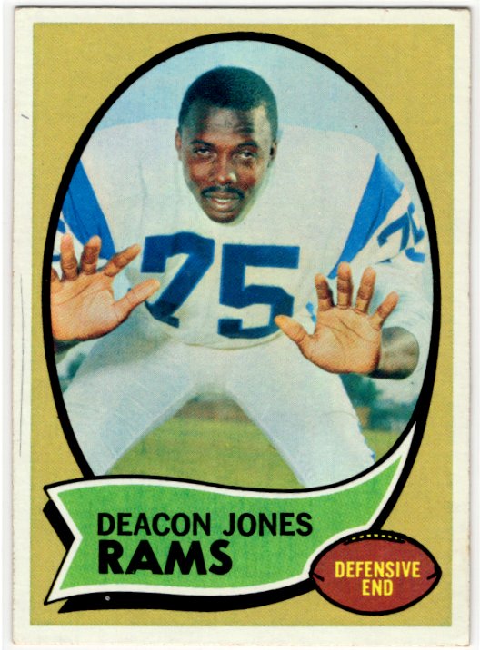 Deacon Jones Unsigned 1970 Topps Card