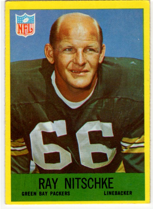 Ray Nitschke 1967 Philadelphia Card #79