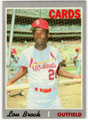 Lou Brock 1970 Topps #330 Card