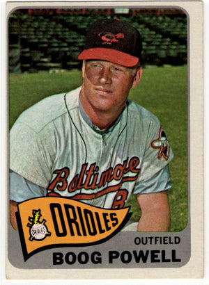 Boog Powell 1965 Topps #560 Card Miss cut