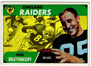 Fred Biletnikoff 1968 Topps #168