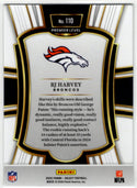 RJ Harvey 2025 Panini Select Premier Level Prizm RC #110 Card