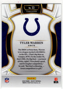 Tyler Warren 2025 Panini Select Concourse Level RC #33 Card