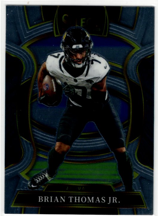Brian Thomas Jr 2025 Panini Select Concourse Prizm #30 RC Card