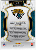Brian Thomas Jr 2025 Panini Select Concourse Prizm #30 RC Card