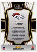Pat Bryant 2025 Panini Select Premier Level #112 RC Card