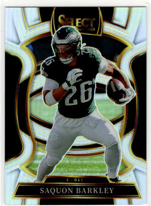 Saquon Barkley 2025 Panini Select Concourse Silver RC Card #90