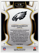 Saquon Barkley 2025 Panini Select Concourse Silver RC Card #90