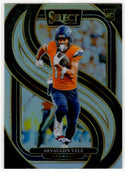 Devaughn Vele 2024 Panini Select Silver Prizm RC Card #150