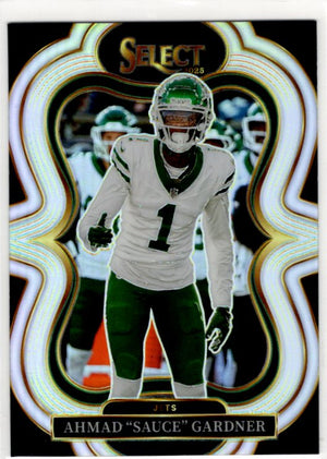 Ahmad Sauce Gardner 2025 Panini Select Suite Level Silver Prizm Card #377