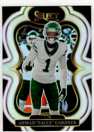 Ahmad Sauce Gardner 2025 Panini Select Suite Level Silver Prizm Card #377