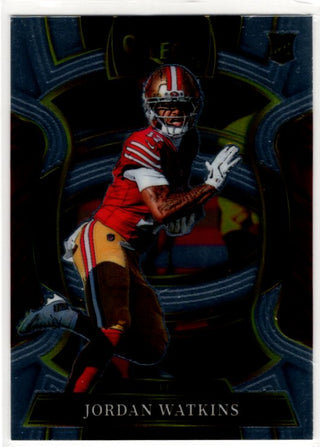 Jordan Watkins 2025 Panini Select Concourse Silver Prizm RC Card #18