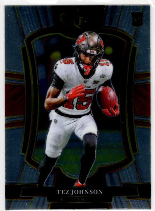 Tez Johnson 2025 Panini Select Premier Level RC Card #138