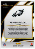 Andrew Mukuba 2025 Panini Select Club Level RC Card #291