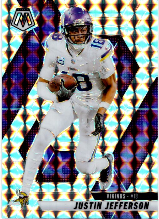 Justin Jefferson 2025 Panini Mosiac Prizm Card #19