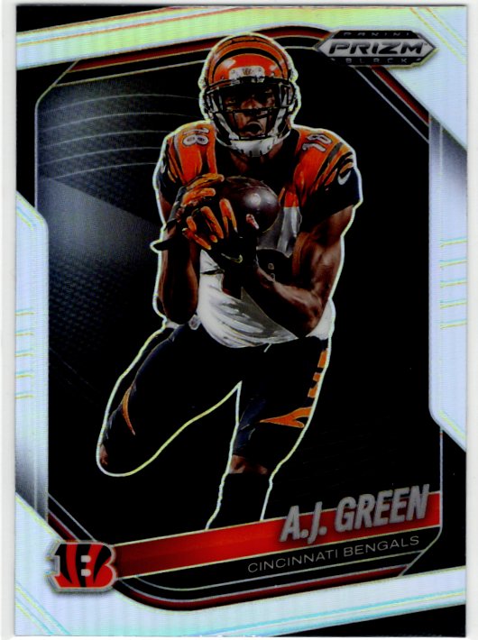 A.J. Green 2025 Panini Black Prizm Card #26