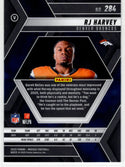 RJ Harvey 2025 Panini Mosiac RC Card #284