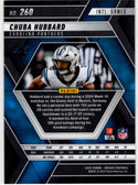 Chuba Hubbard 2025 Panini Mosiac RC Card #260