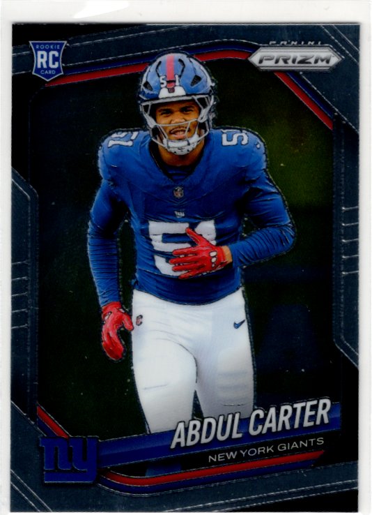Abdul Carter 2025 Panini Prizm RC Card #394